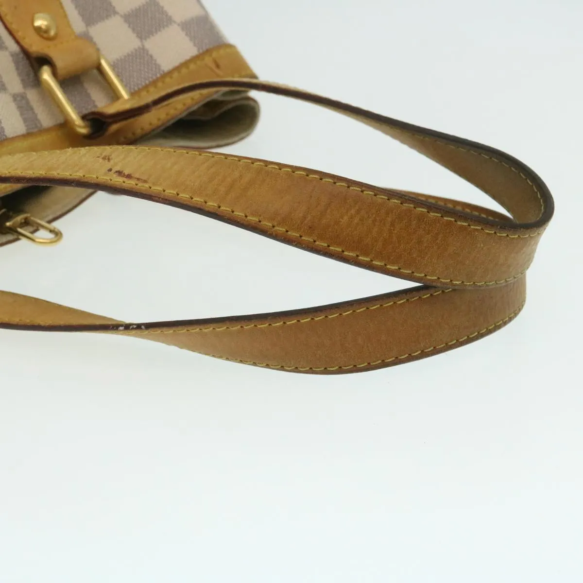 LOUIS VUITTON Damier Azur Hampstead PM Tote Bag N51207 LV Auth yk4018