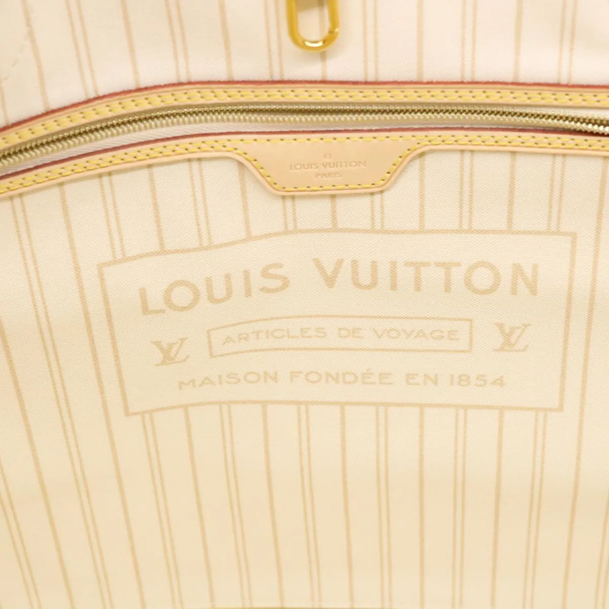 LOUIS VUITTON Damier Azur Neverfull GM Tote Bag N41360 LV  31476