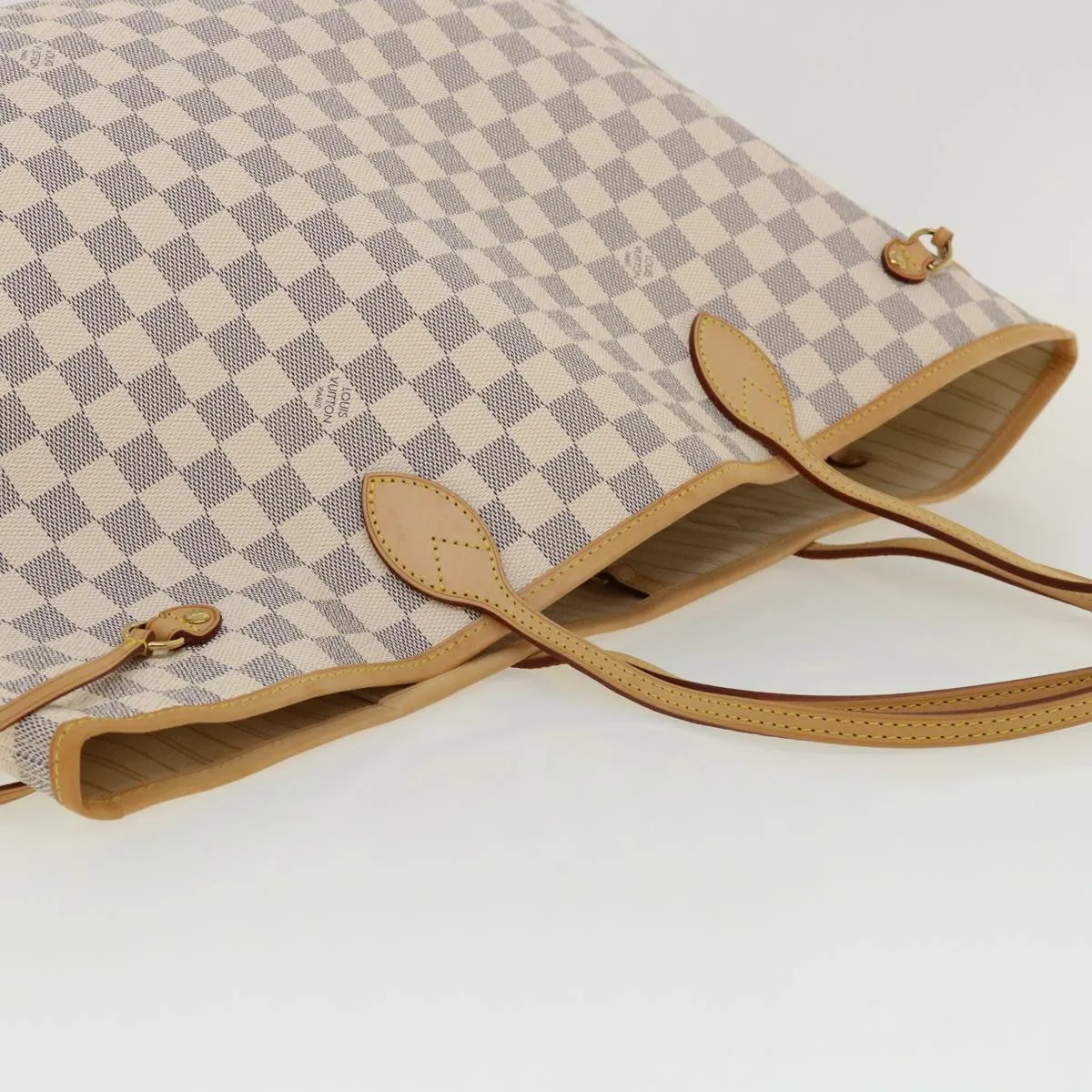 LOUIS VUITTON Damier Azur Neverfull GM Tote Bag N41360 LV  31476