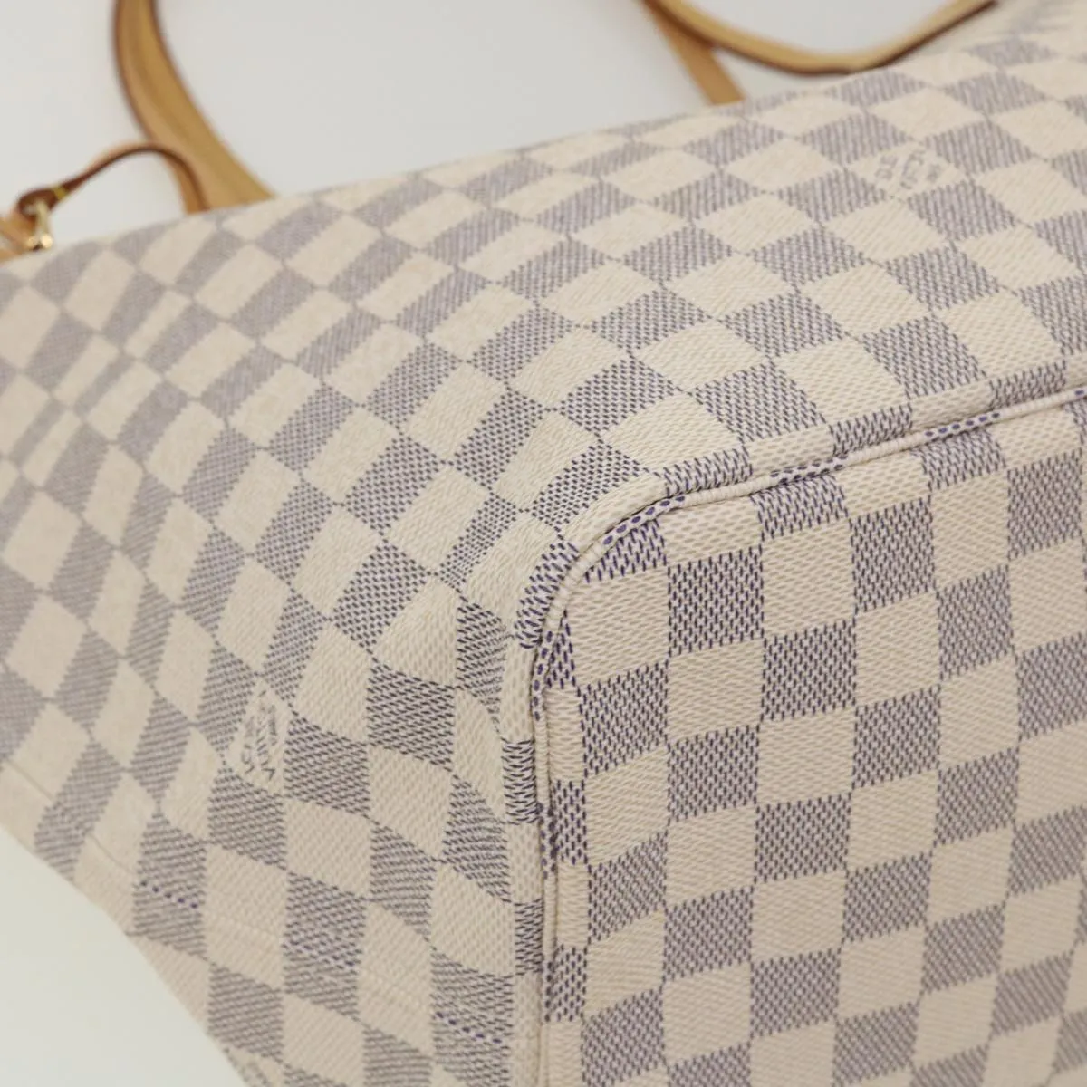 LOUIS VUITTON Damier Azur Neverfull GM Tote Bag N41360 LV  31476