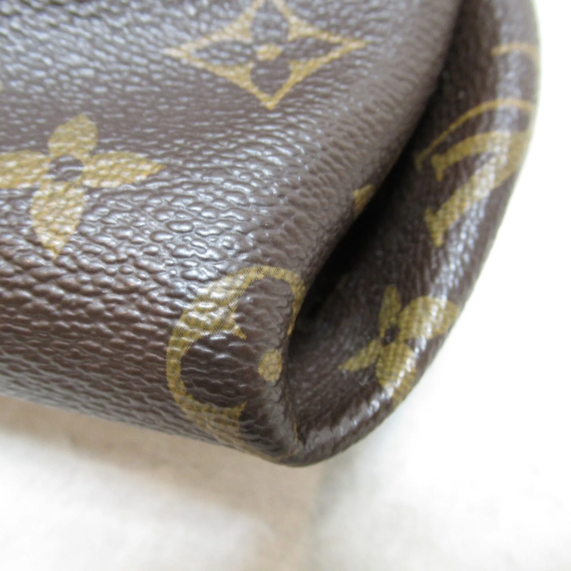 LOUIS VUITTON Flower Zipped Tote PM2wayShoulder Bag Brown Monogram PVC coated canvas M44351