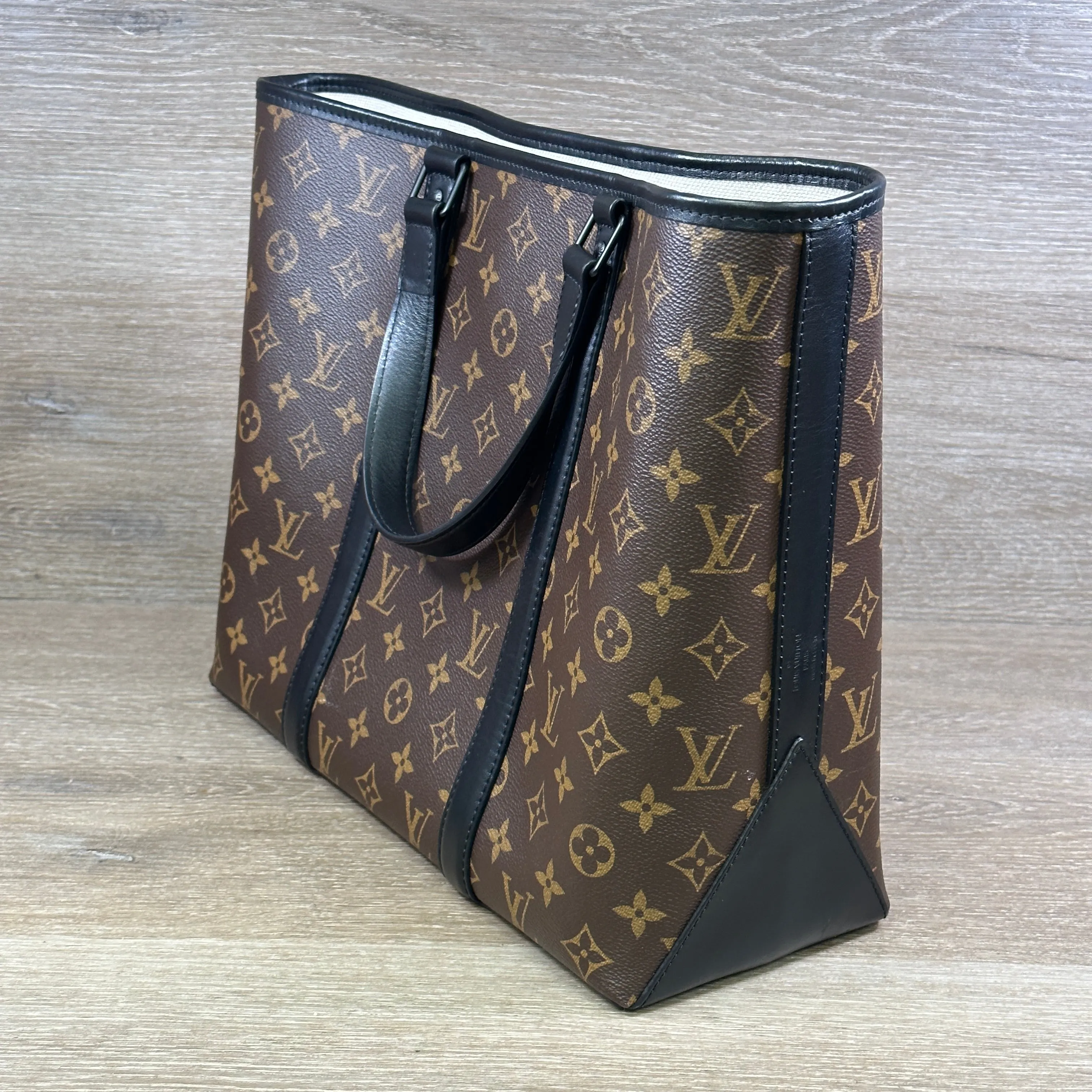 Louis Vuitton Monogram Macassar Weekend Tote PM