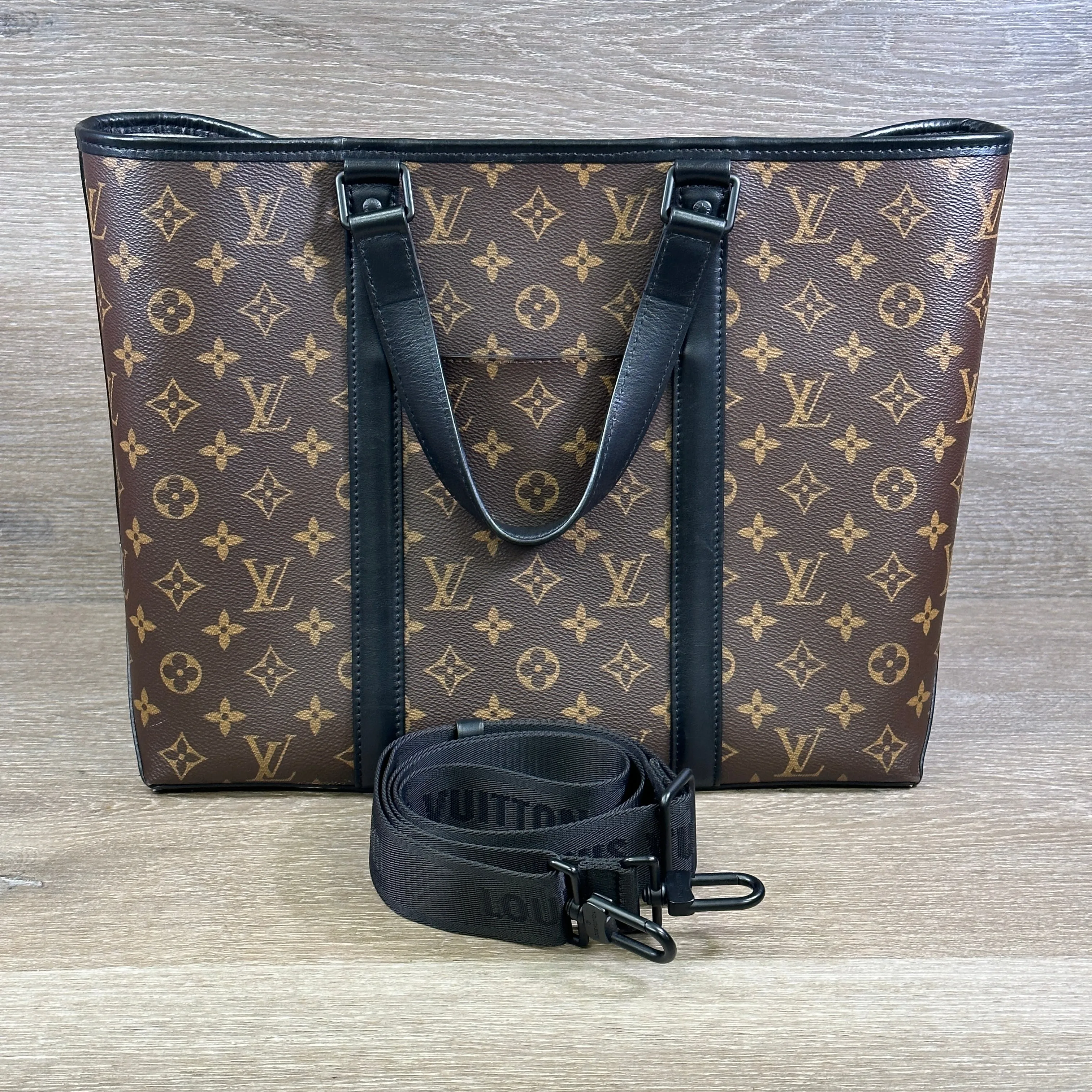Louis Vuitton Monogram Macassar Weekend Tote PM