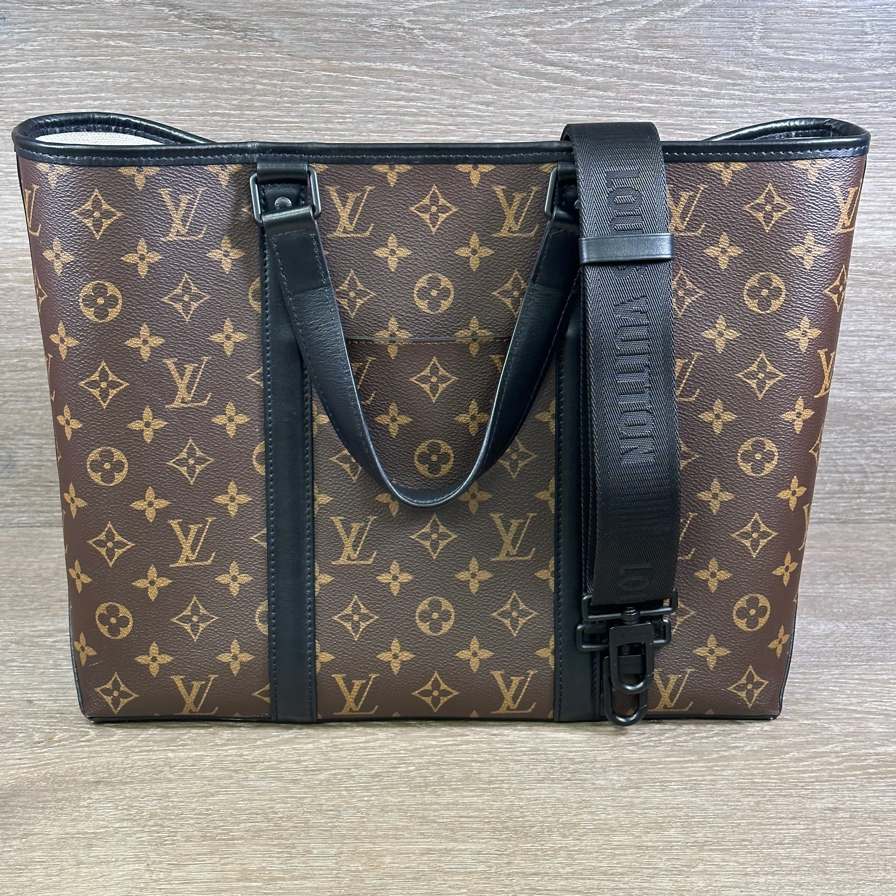 Louis Vuitton Monogram Macassar Weekend Tote PM
