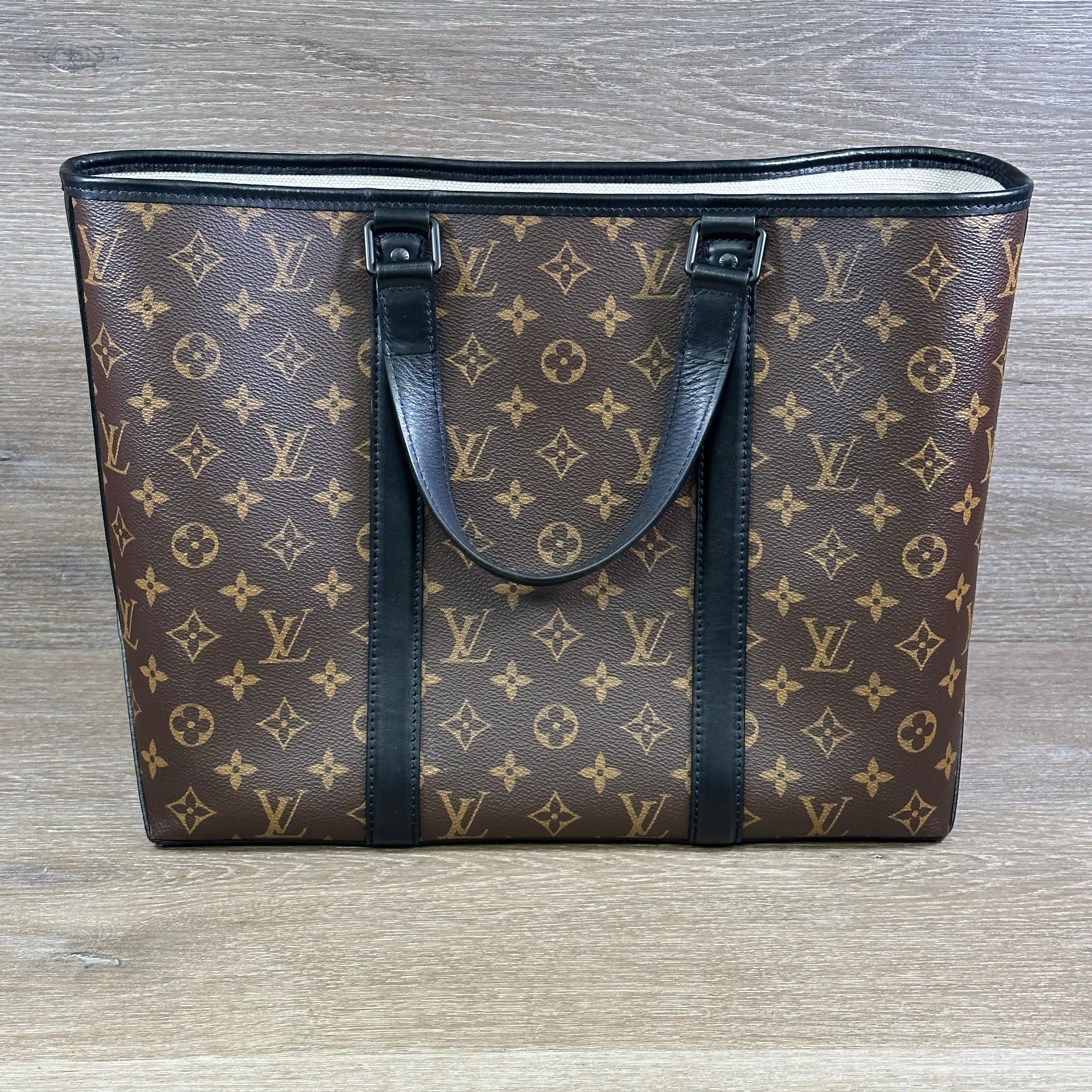Louis Vuitton Monogram Macassar Weekend Tote PM
