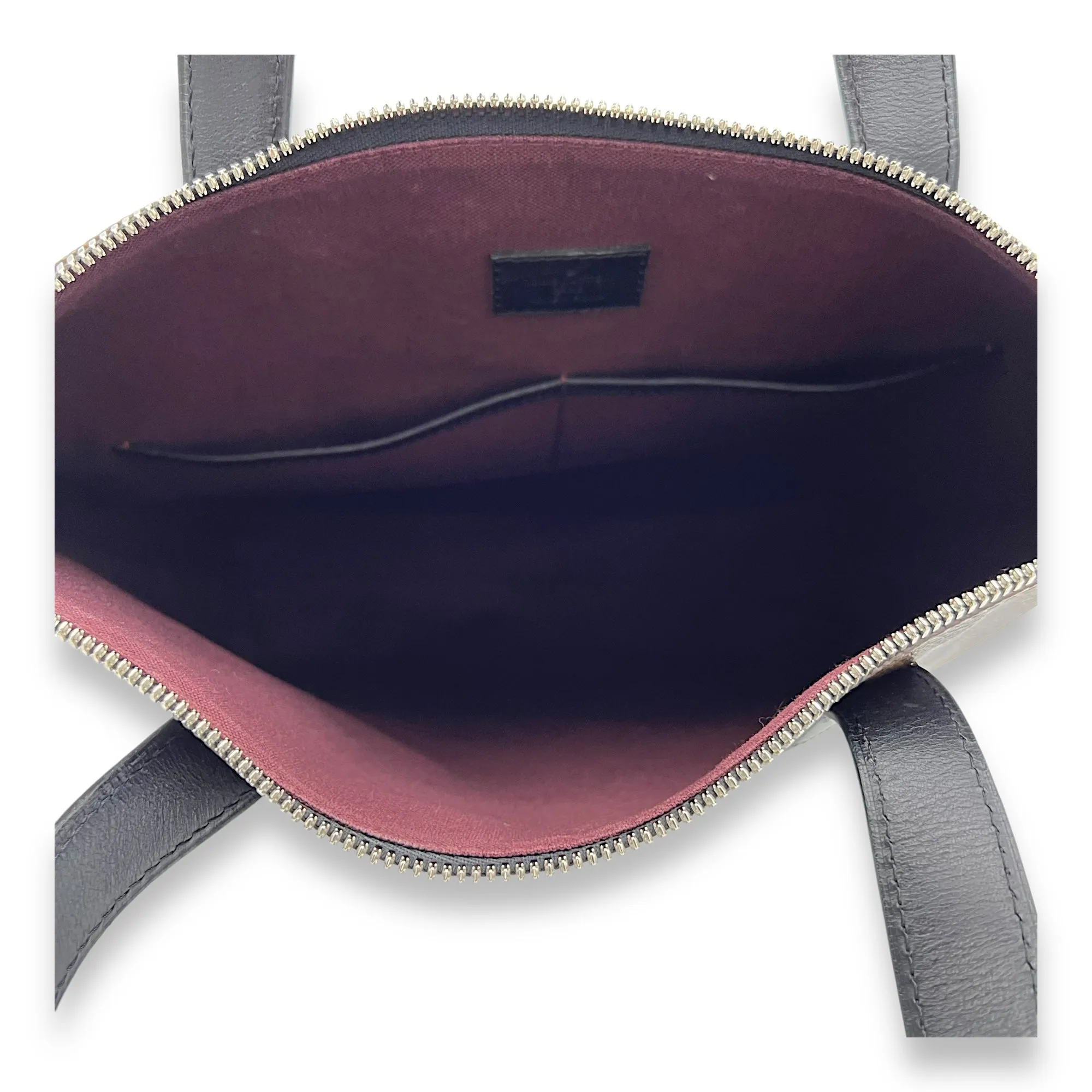 Macassar Davis  Tote Bag Brown in Monogram Coated Canvas, Silver hardware