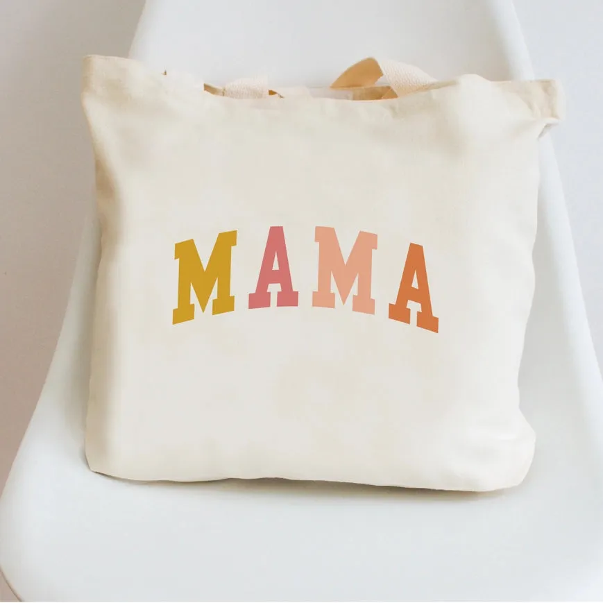 Mama Canvas Tote Bag For Mom Mother'S Day Gift Market Bag