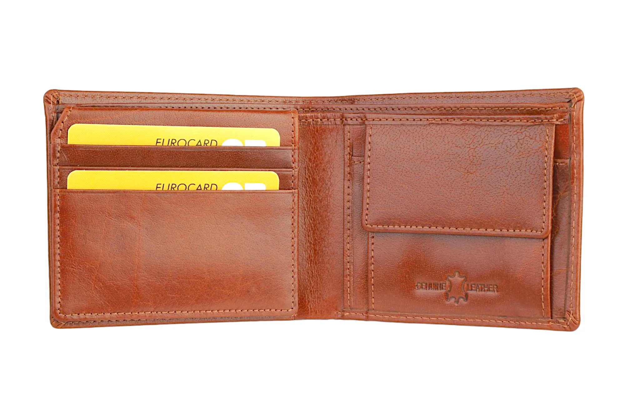 MENS LEATHER WALLET 94921 (Brown)