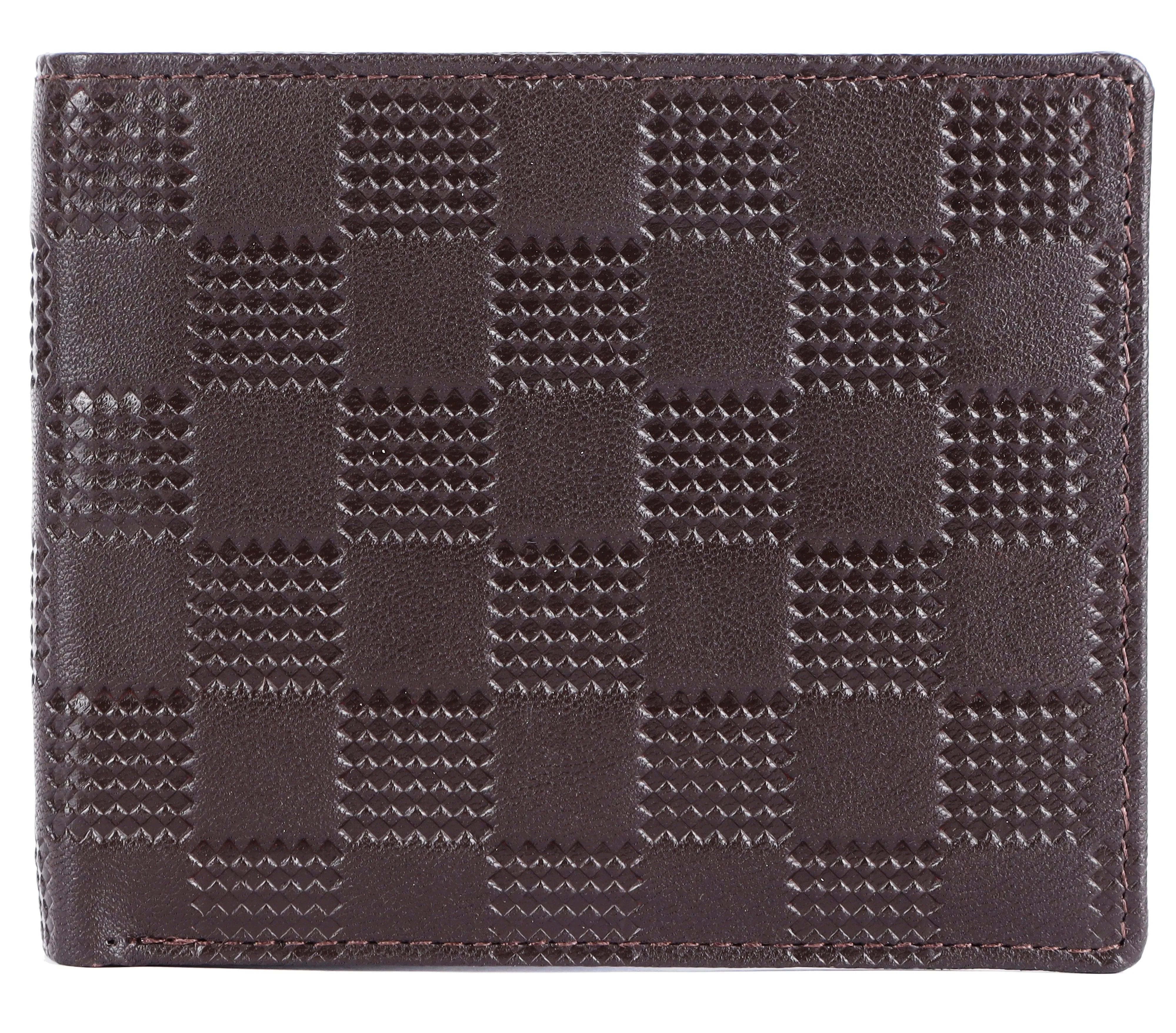 MENS LEATHER WALLET (RFID) 93702 (BROWN)