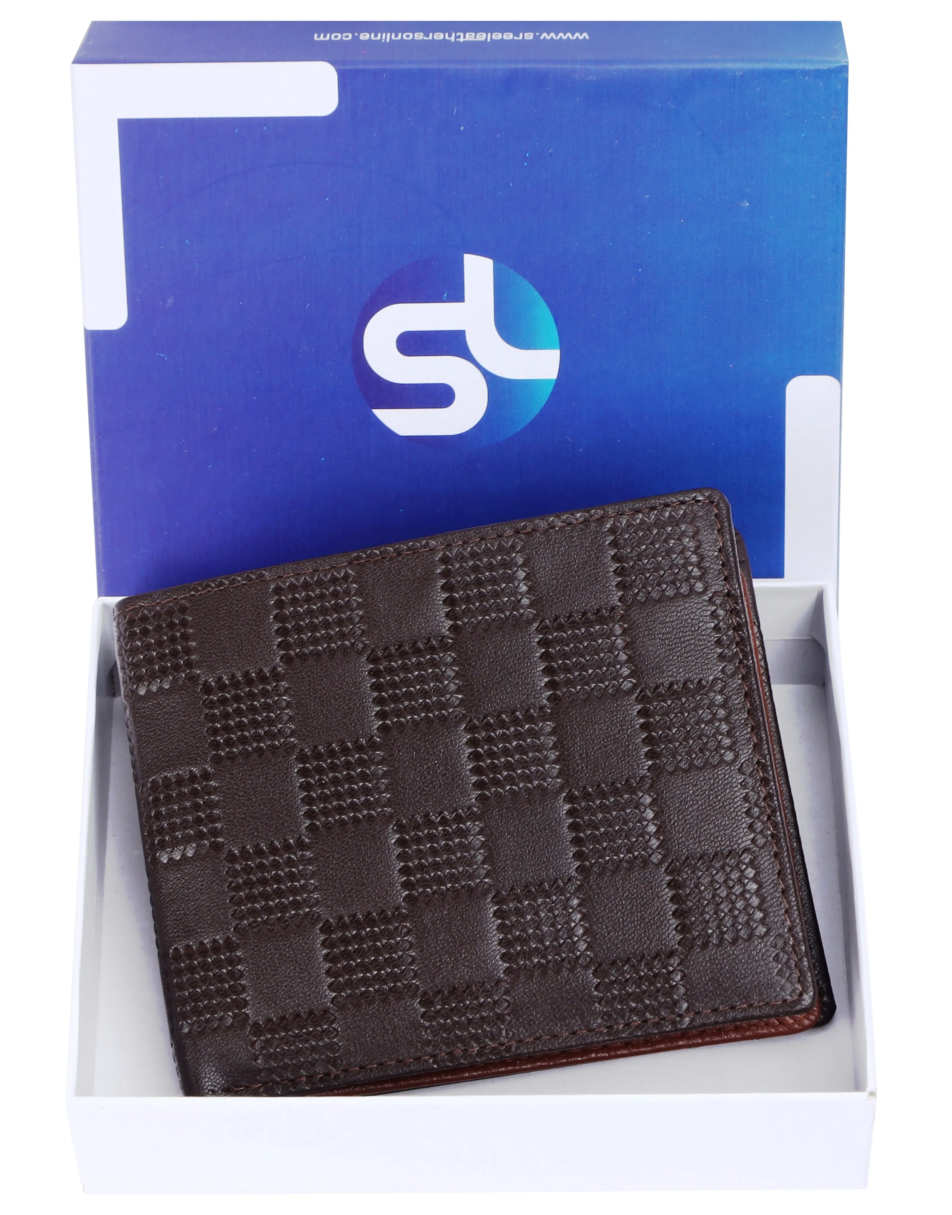 MENS LEATHER WALLET (RFID) 93702 (BROWN)