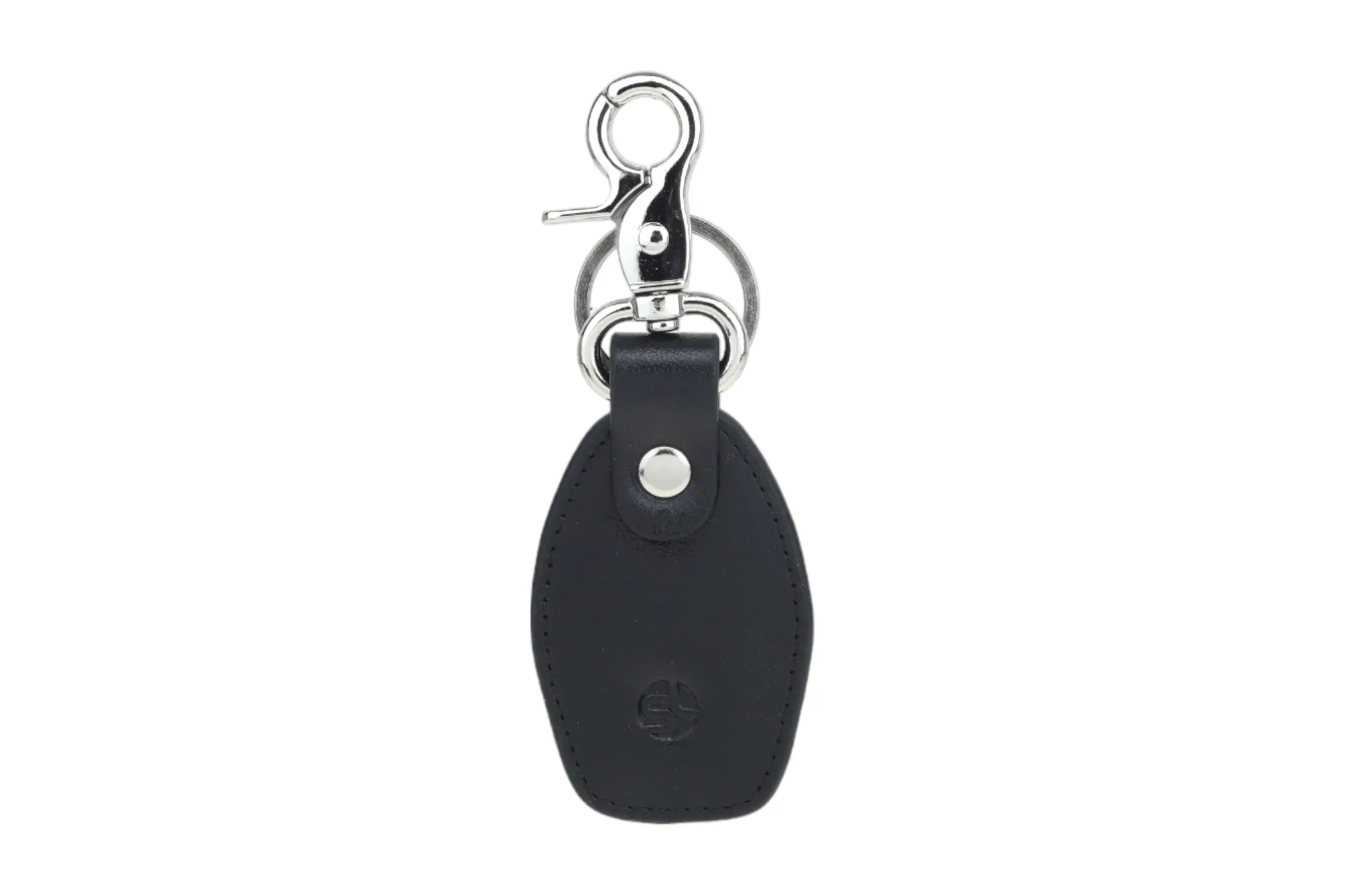 MENS LEATHER WALLET WITH KEY RING COMBO 94923 (Black)
