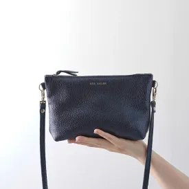 Midnight Leather Crossbody Bag