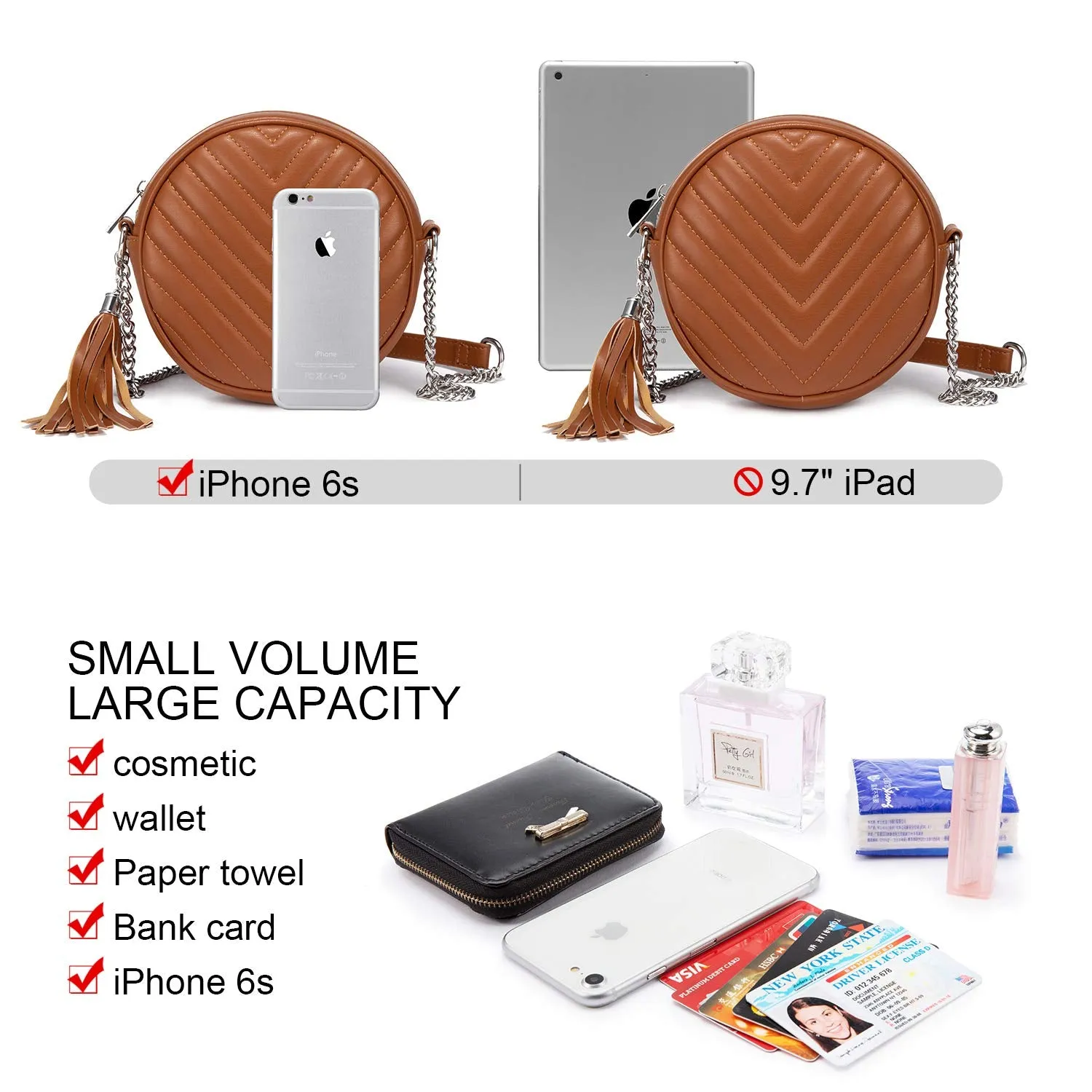 New Simple Fashion One Shoulder Messenger Bag Retro Small Round Bag