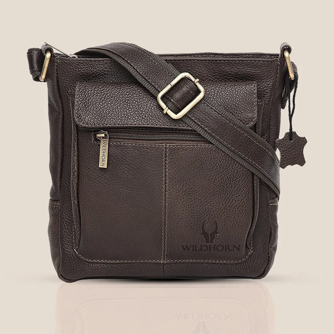 OAKLAND Leather Sling Bag for Men