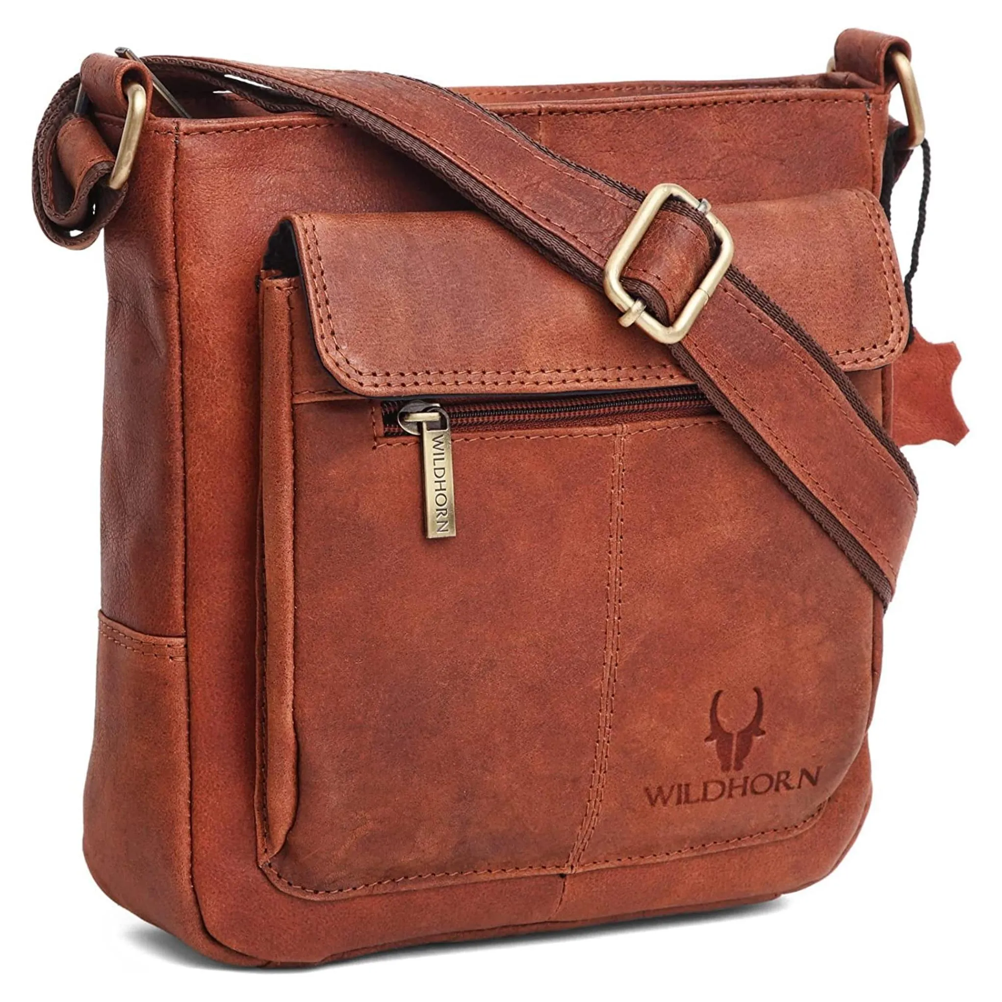 OAKLAND Leather Sling Bag for Men