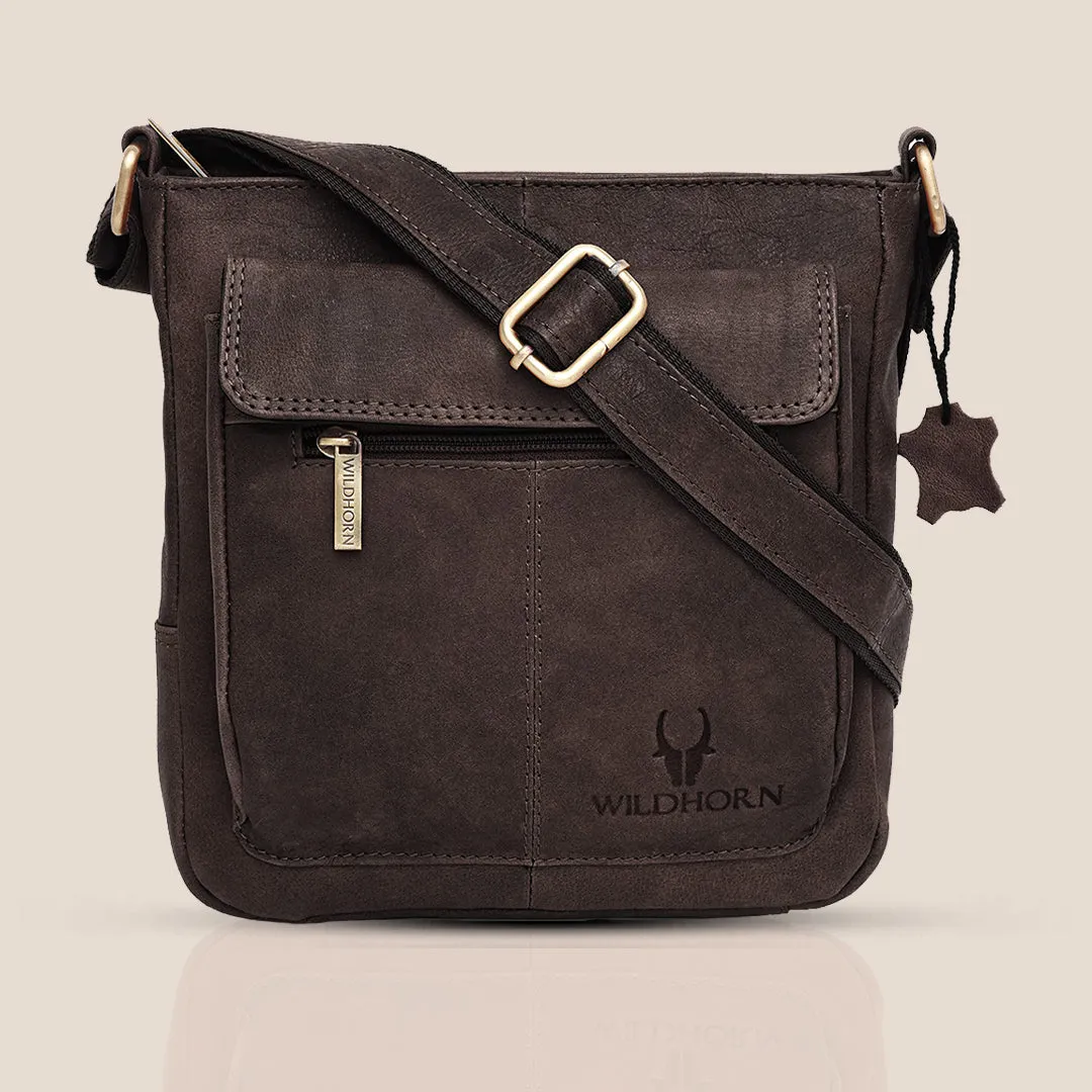OAKLAND Leather Sling Bag for Men