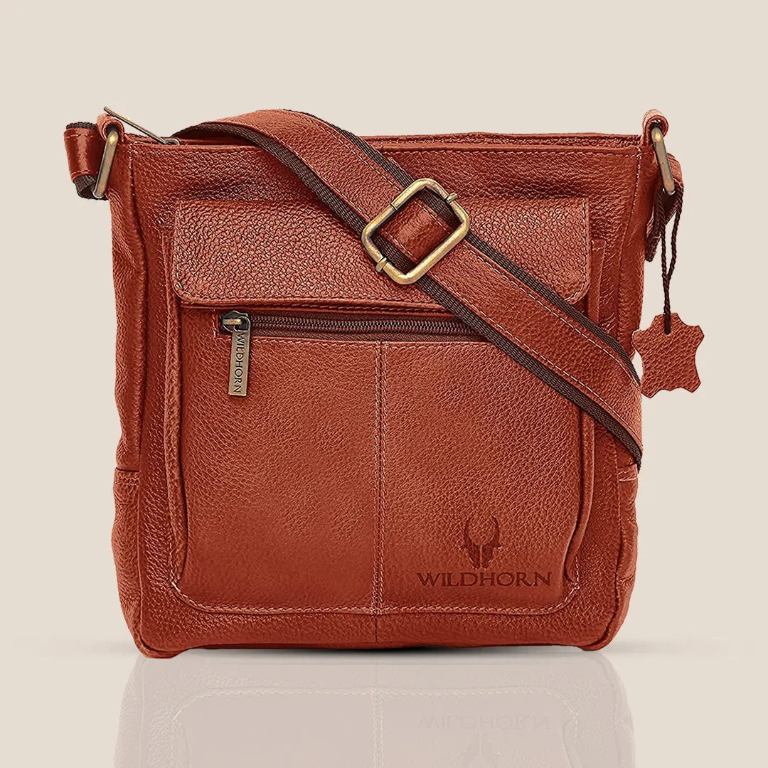 OAKLAND Leather Sling Bag for Men