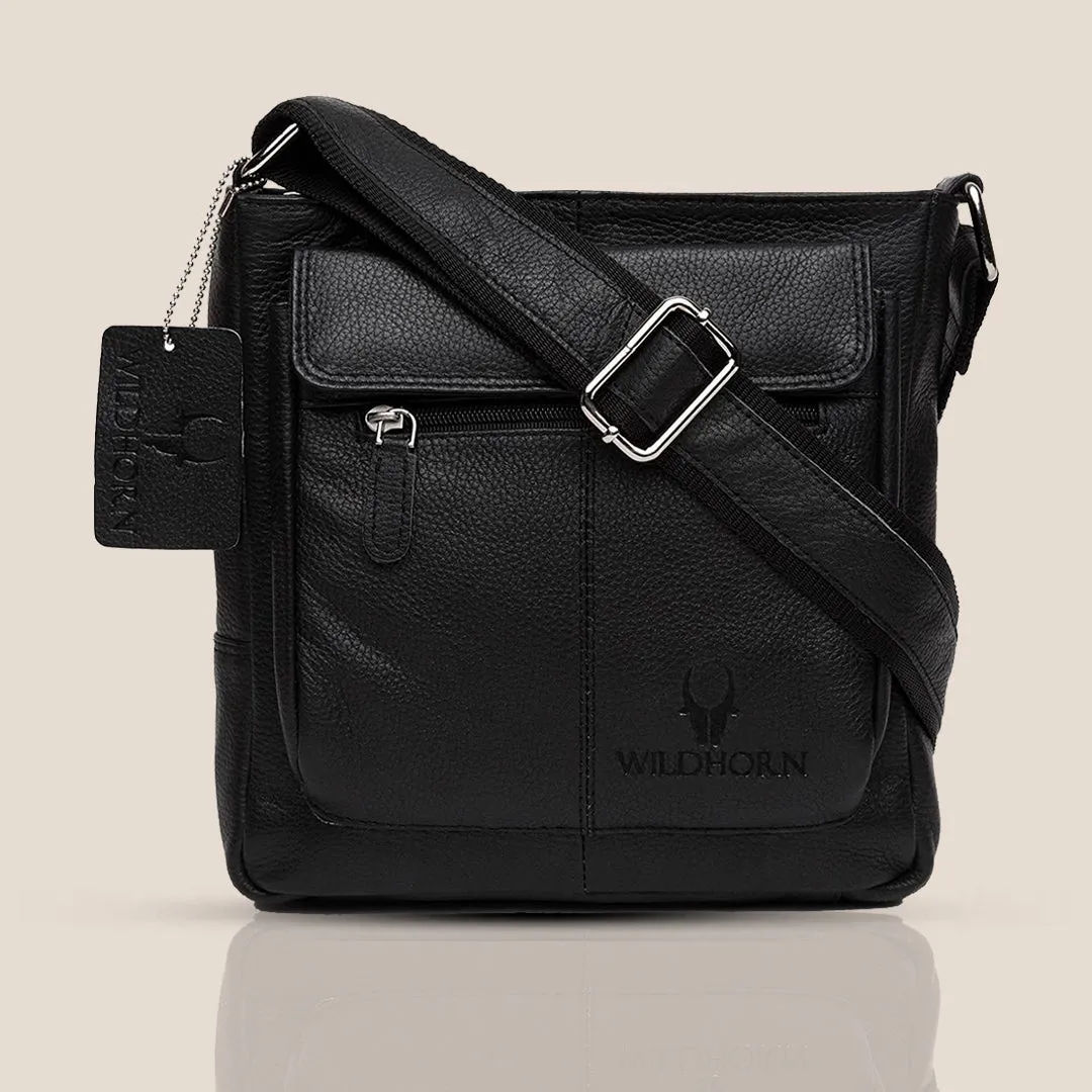 OAKLAND Leather Sling Bag for Men