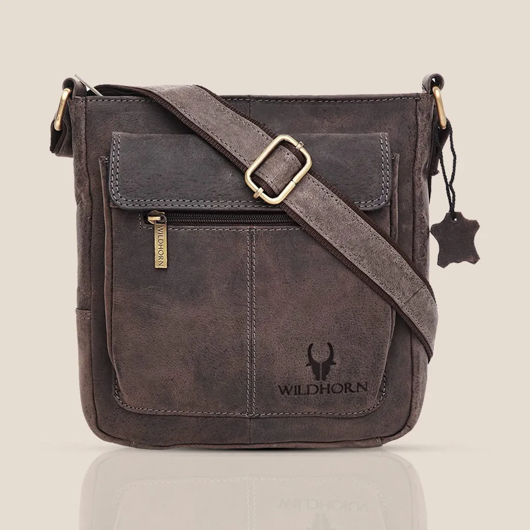 OAKLAND Leather Sling Bag for Men