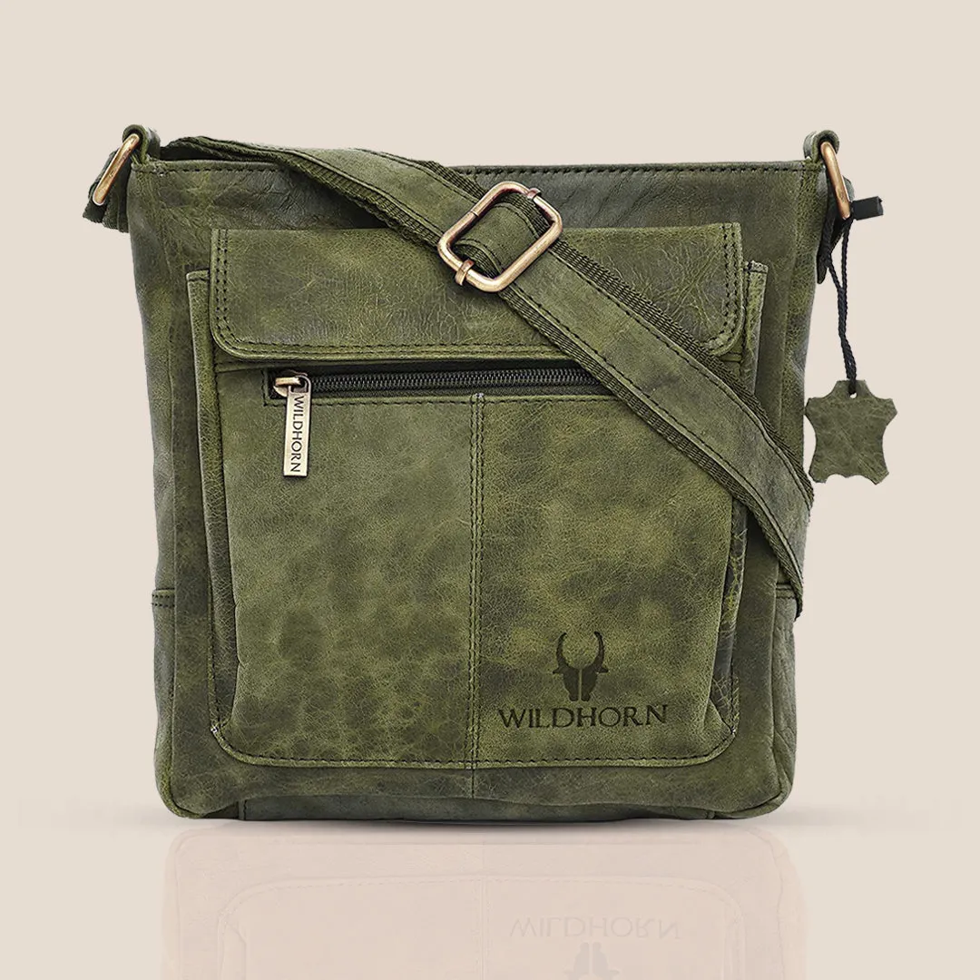 OAKLAND Leather Sling Bag for Men