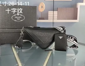 PD163 Saffiano PD Triangle bag / 11x7.1x4.3inch