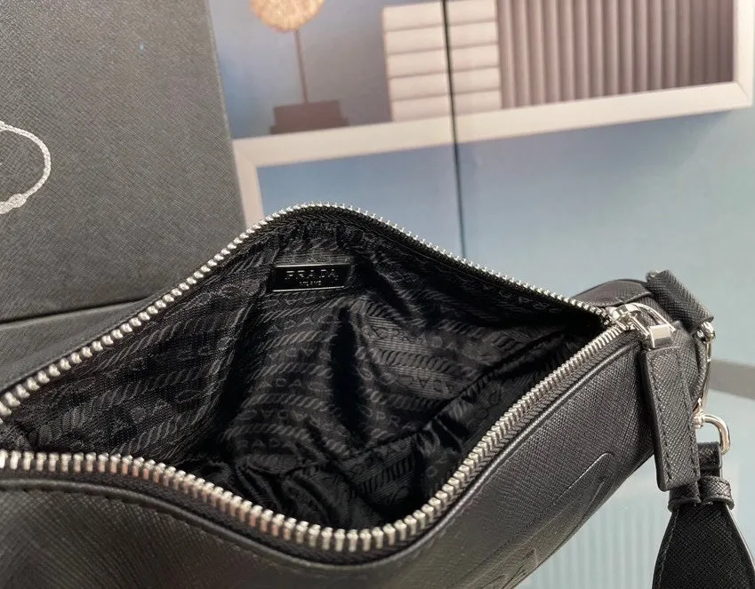 PD163 Saffiano PD Triangle bag / 11x7.1x4.3inch