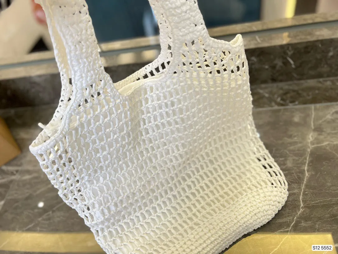PD197 Raffia Tote Bag / 15.7x15.7inch