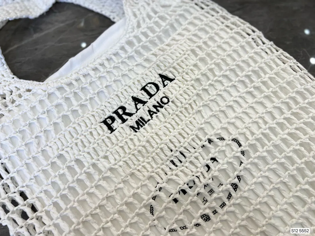 PD197 Raffia Tote Bag / 15.7x15.7inch
