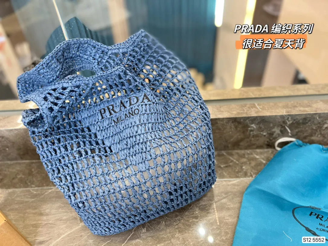 PD197 Raffia Tote Bag / 15.7x15.7inch