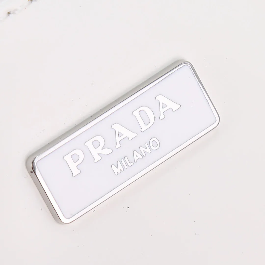 PD231  Prada Cleo Brushed Leather Shoulder Bag with Flap / 6.1x1.6x8.6inch