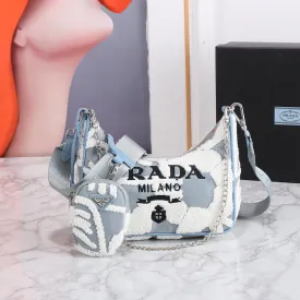 PD264 Prada Re-Edition Wool Mini-bag / 8.6x7x2.3inch