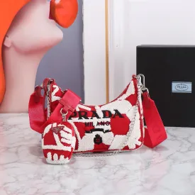 PD265 Prada Re-Edition Wool Mini-bag / 8.6x7x2.3inch