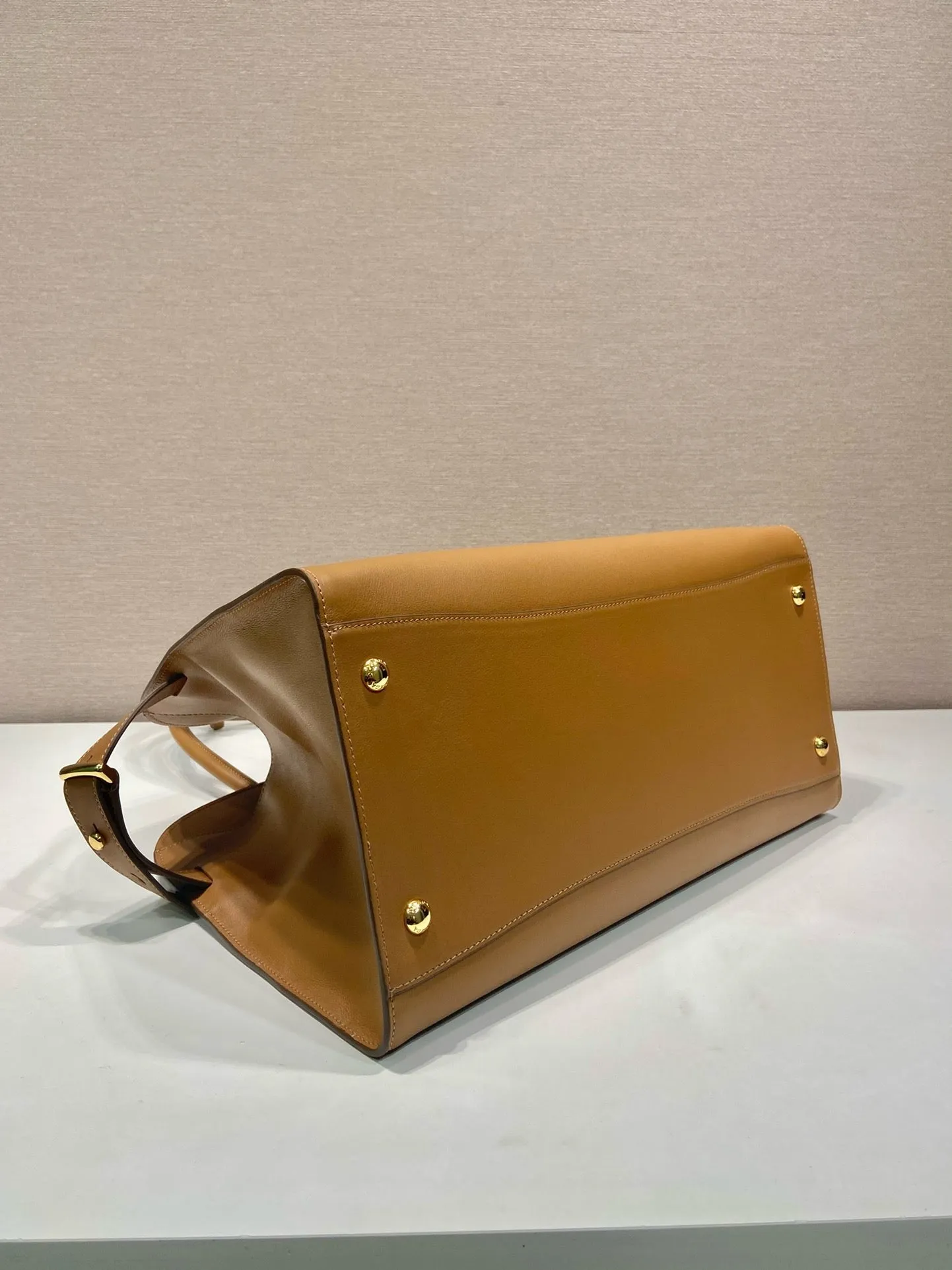 PD271 Large leather tote bag / HIGHEST QUALITY VERSION / 15.7x11.4x7.8inch