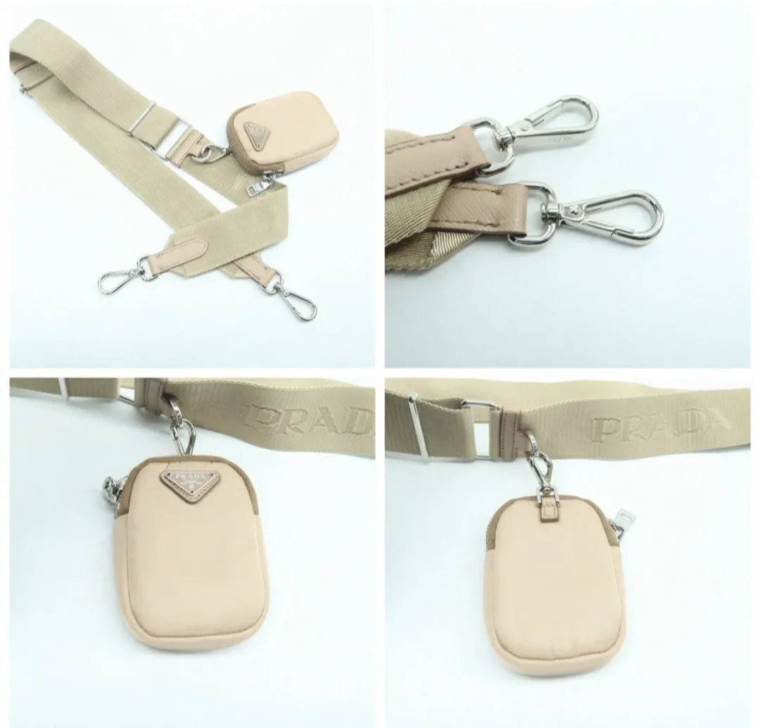 Prada Re-Edition Pink Leather Shoulder Bag