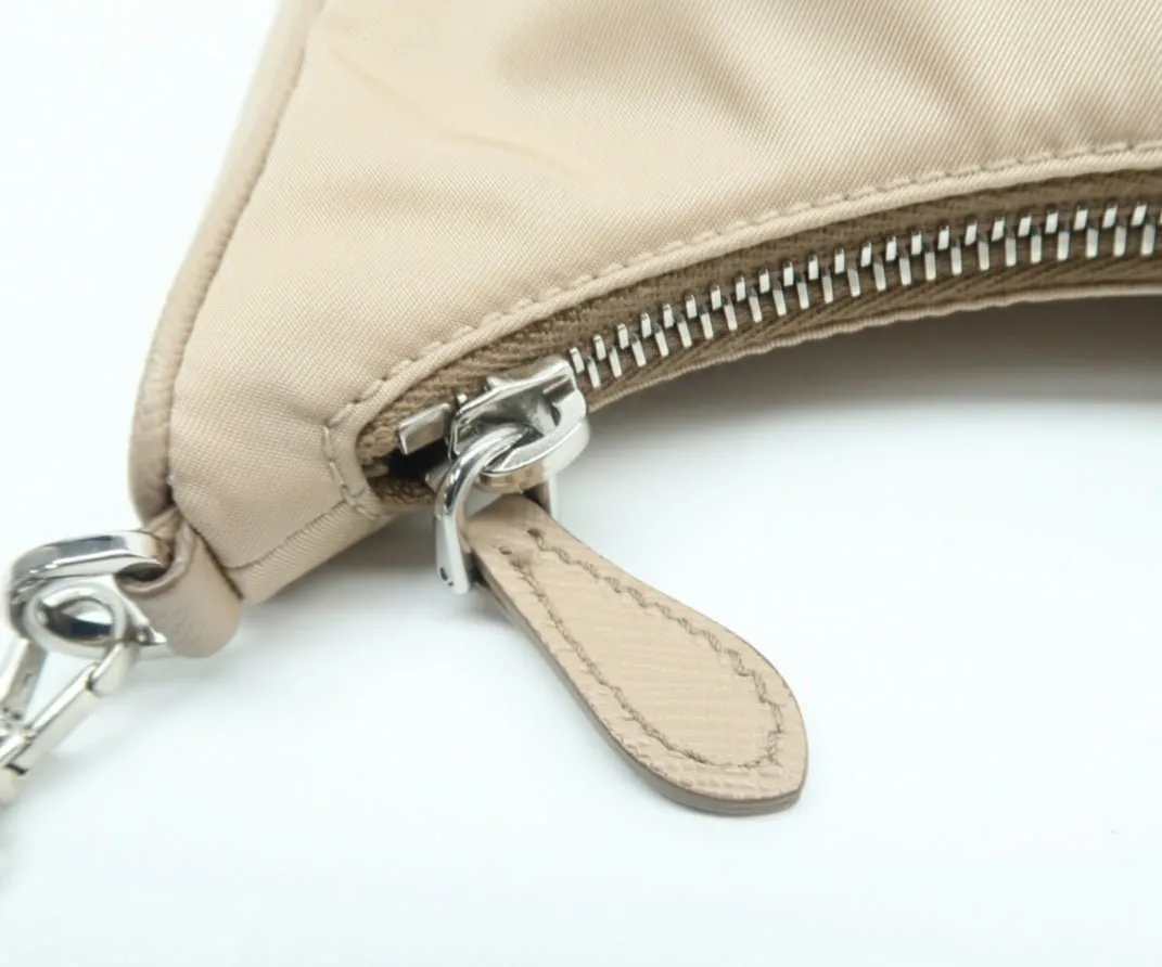 Prada Re-Edition Pink Leather Shoulder Bag