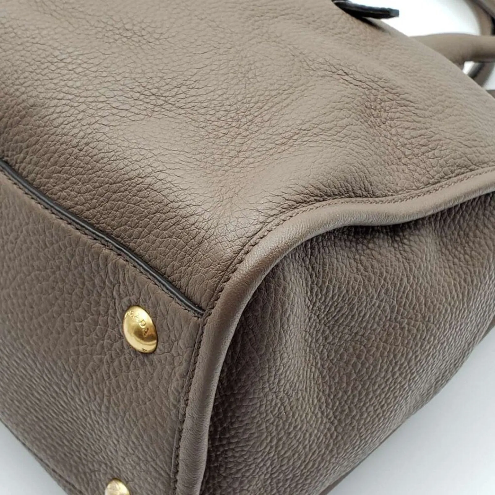 Prada Vitello Daino Leather Shoulder Bag