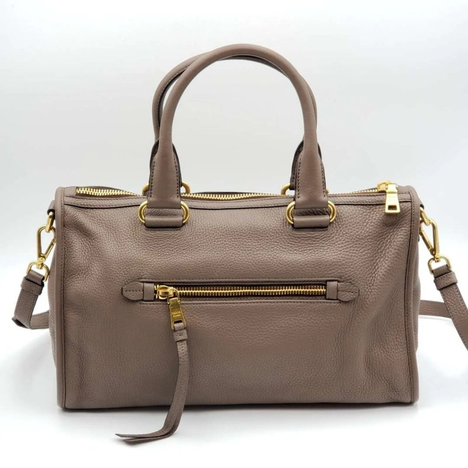 Prada Vitello Daino Leather Shoulder Bag