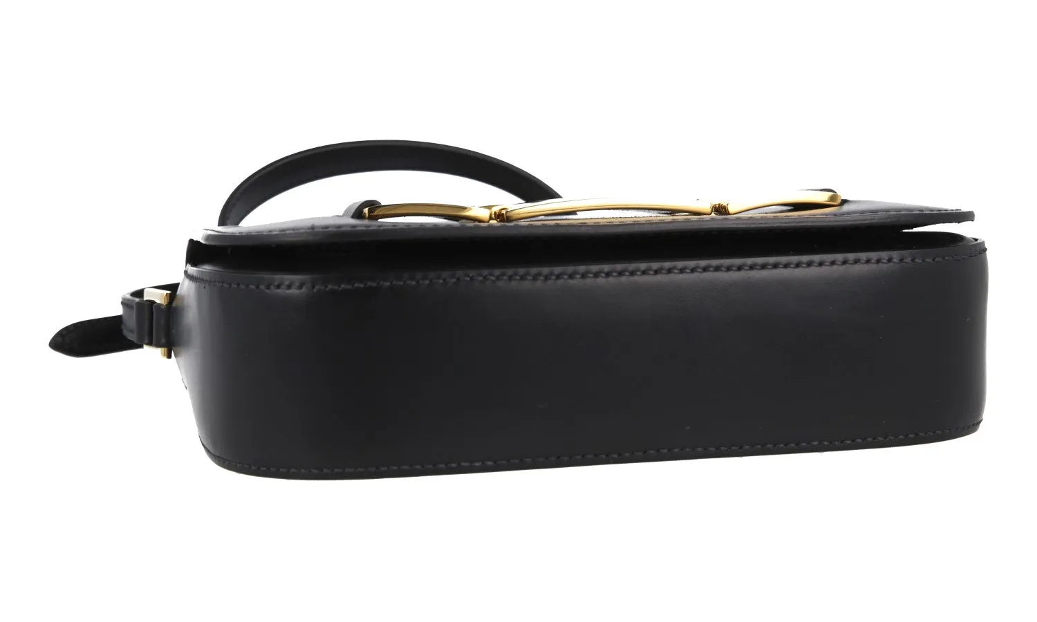 Prada Women's Black Leather Corsaire Shoulder Bag 1BD244