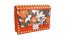 Prada Women's Orange Leather Shoulder Bag 1BD120