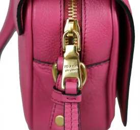 Prada Women's Pink Leather Shoulder Bag 1BD163