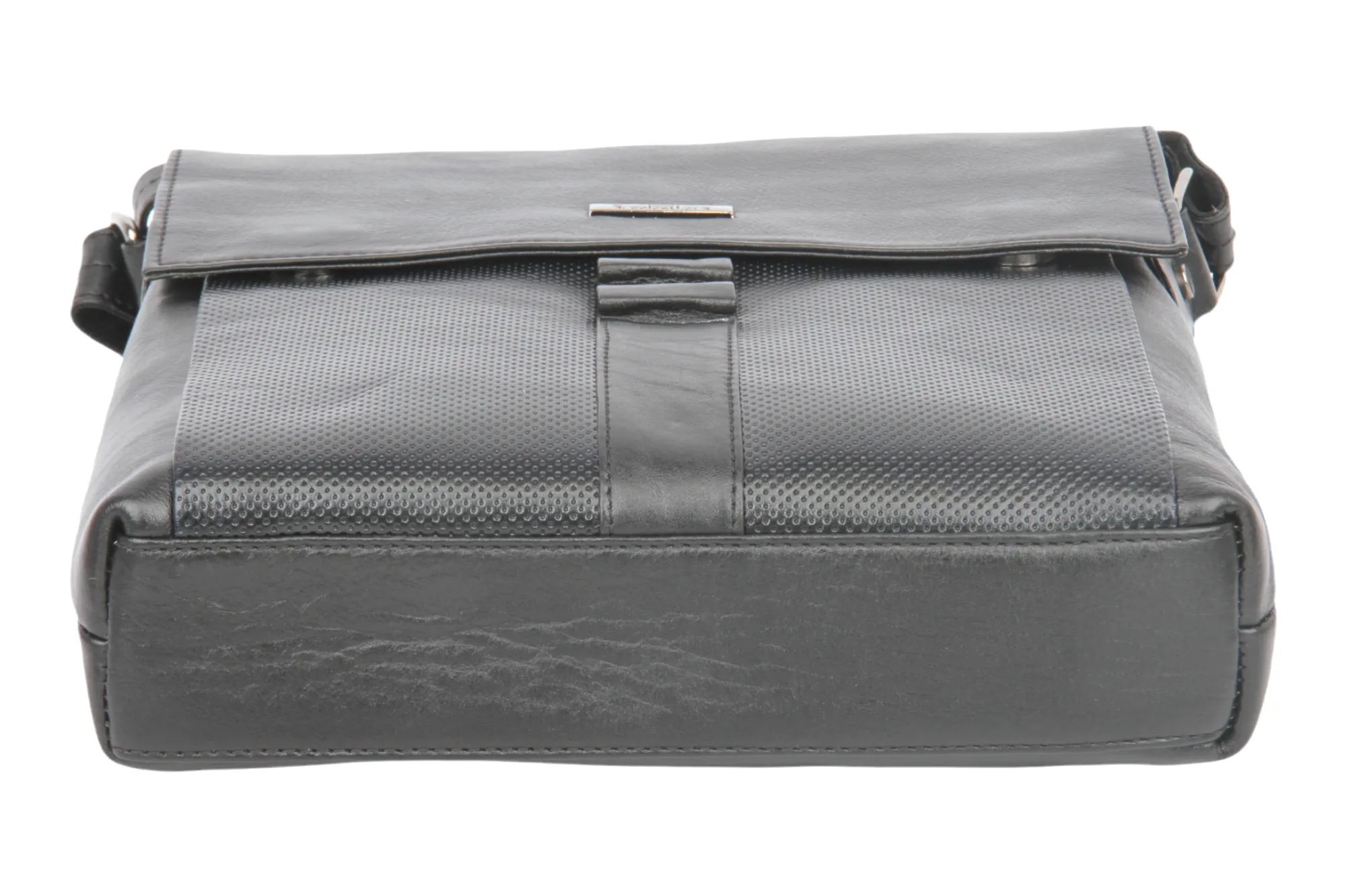 Premium Leather Messenger Bag 997427 (BLACK)
