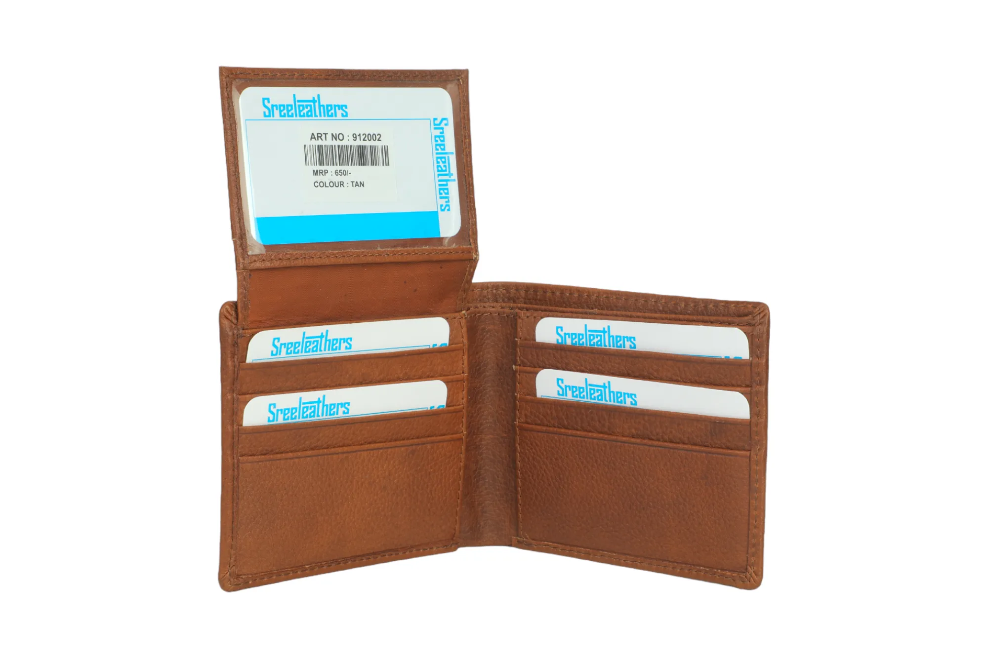 PREMIUM MENS LEATHER WALLET 912002 (TAN)