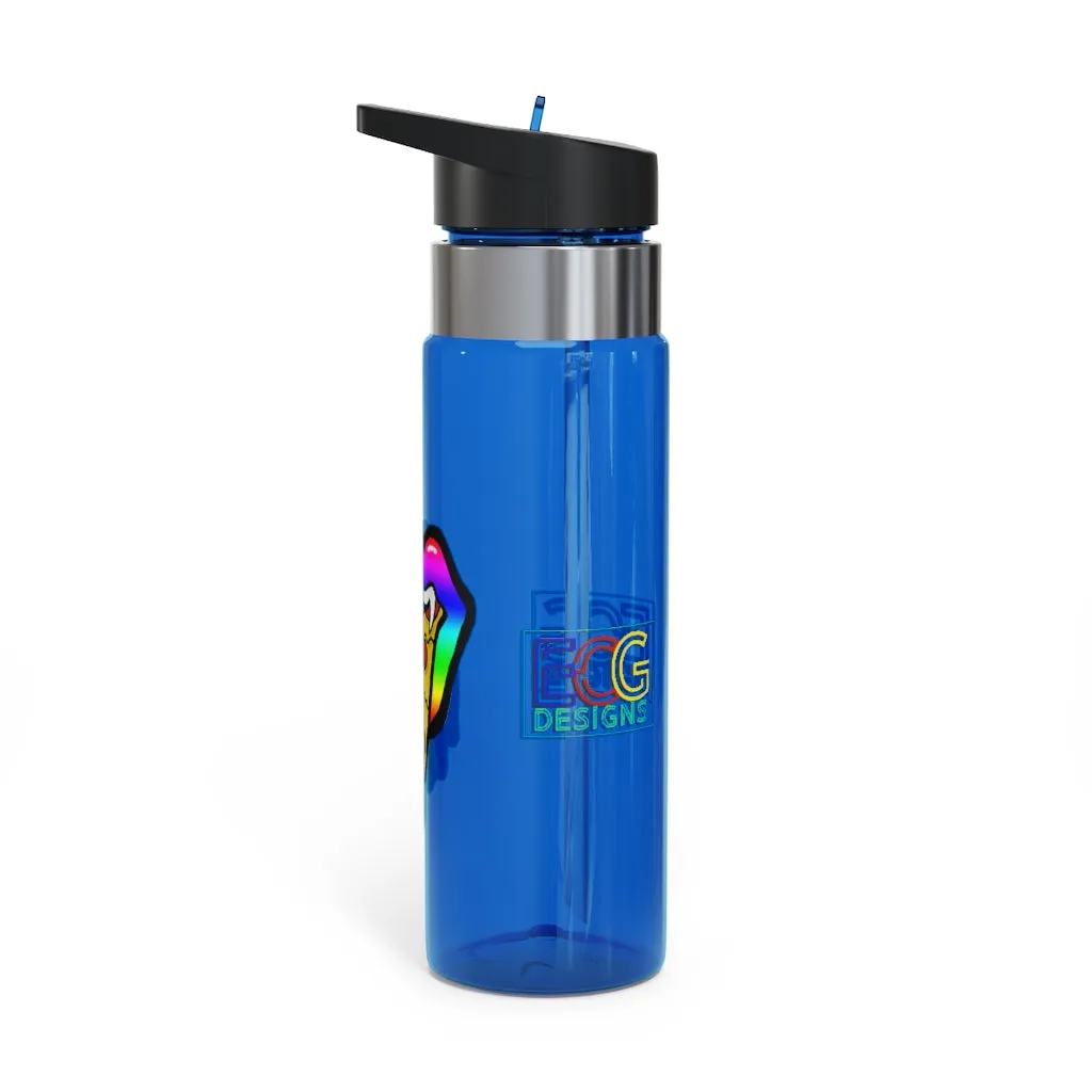 Rainbow Pizza Tongue Kensington Tritan Sport Bottle, 20oz