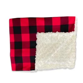 Red Buffalo Check Minky Blanket