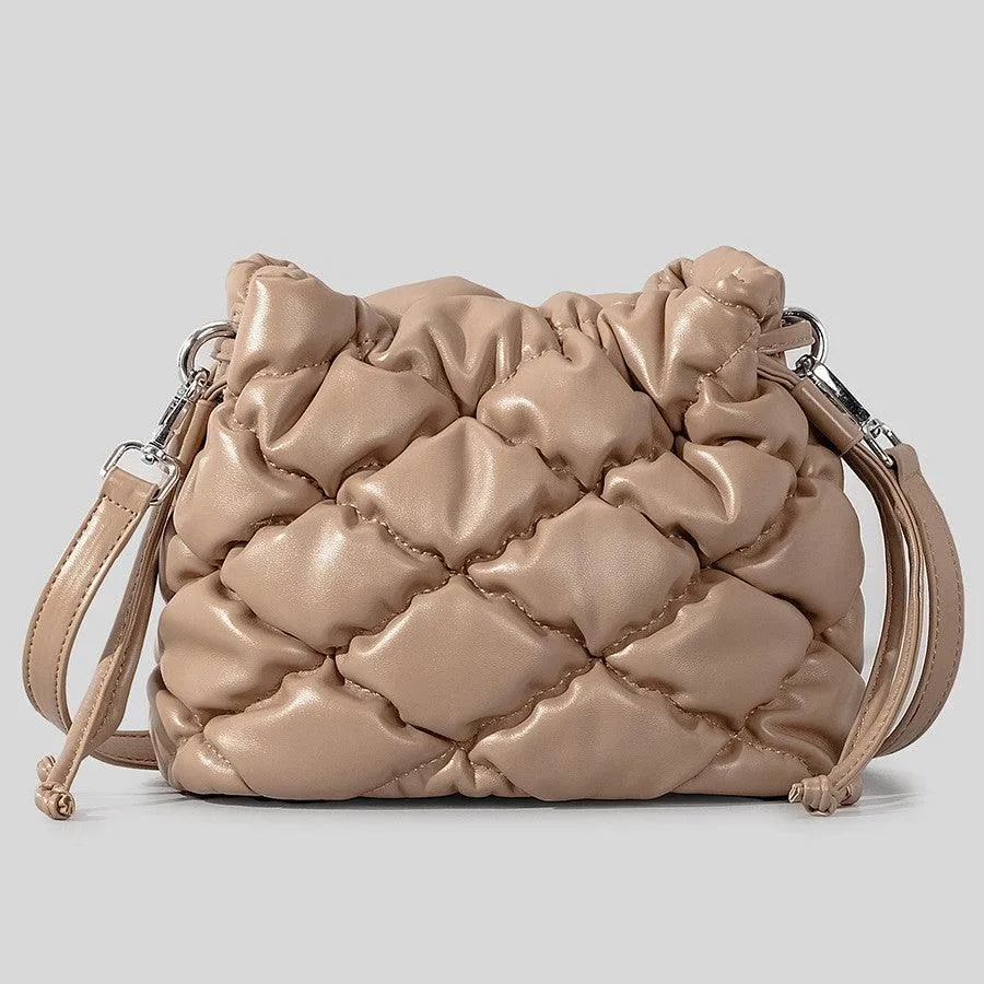 Rhombus Stitching Shoulder Bag