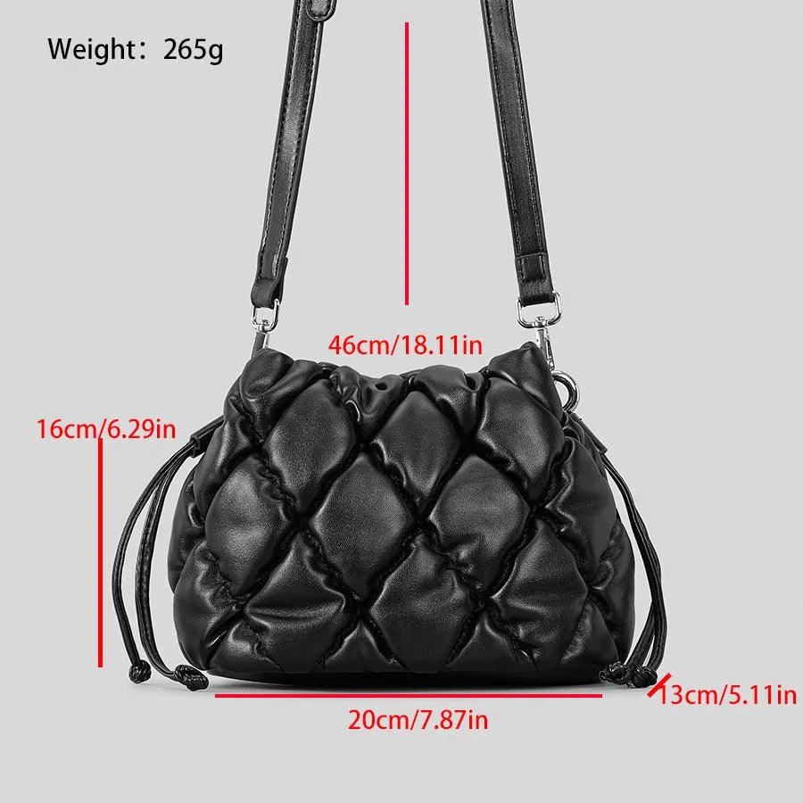 Rhombus Stitching Shoulder Bag