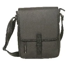 RL Meraki Waterproof Coated Canvas and Leather Sling Cross Body Bag
