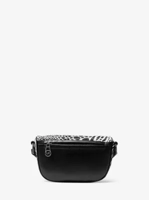 Slater Extra-Small Animal Print Calf Hair and Leather Sling Pack | 56369