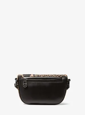 Slater Extra-Small Animal Print Calf Hair and Leather Sling Pack | 56369