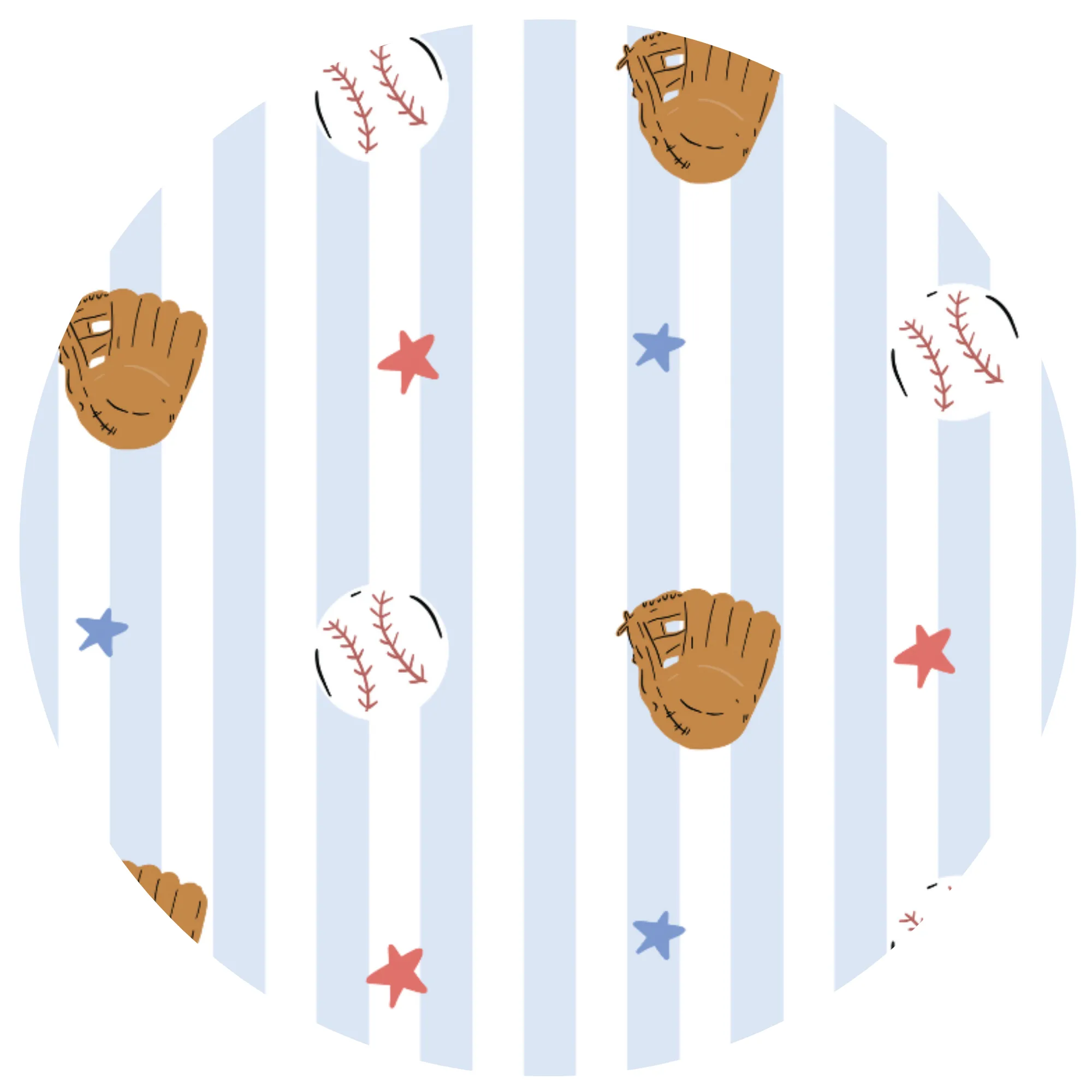 Stripe Out Crib Sheet